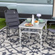 Стіл Bo-Camp Premium 120x60 cm Grey (1404421)