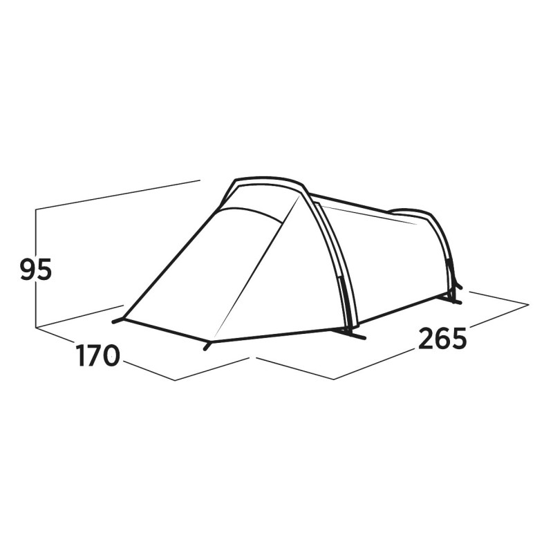 Палатка одноместная Easy Camp Sarek 1 (120467)