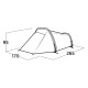 Палатка одноместная Easy Camp Sarek 1 (120467)