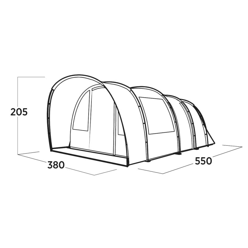 Палатка шестиместная Easy Camp Skarvan 6 (120498)