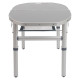 Стол Bo-Camp Premium Oval 100x70 cm Grey (1404424)