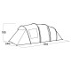 Намет шестимісний Easy Camp Leka Twin 6 (120492)