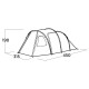 Палатка пятиместная Easy Camp Hidra 5 (120491)