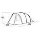 Намет чотиримісний Easy Camp Hidra 4 (120490)