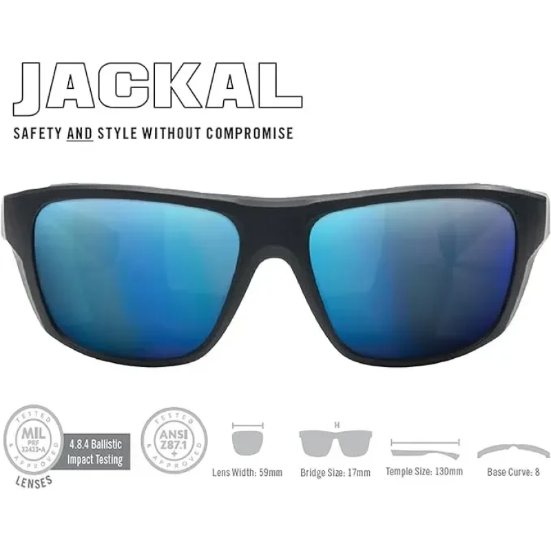 Окуляри балістичні Vortex Jackal Blue/Smoke (EJA-BLS-BL)