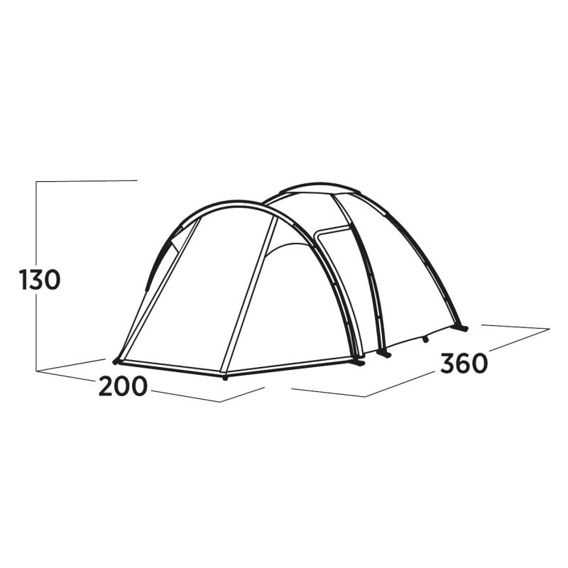 Палатка трехместная Easy Camp Lomsdal 3 (120479)