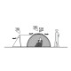 Палатка трехместная Easy Camp Lomsdal 3 (120479)