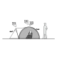 Палатка четырехместная Easy Camp Setesdal 4 (120478)