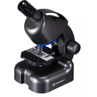 Мікроскоп Bresser Junior CM-04 100x-900x Black з набором для дослідів і адаптером для смартфона (14951)