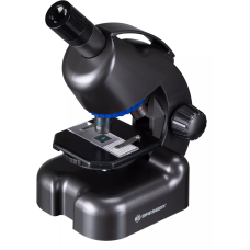 Мікроскоп Bresser Junior CM-04 100x-900x Black з набором для дослідів і адаптером для смартфона (14951)