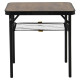 Стіл Bo-Camp Garland 60x45 cm Black/Wood look (1404195)