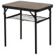 Стіл Bo-Camp Garland 60x45 cm Black/Wood look (1404195)