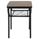 Стіл Bo-Camp Garland 60x45 cm Black/Wood look (1404195)