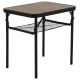 Стіл Bo-Camp Garland 60x45 cm Black/Wood look (1404195)