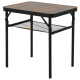 Стіл Bo-Camp Garland 60x45 cm Black/Wood look (1404195)