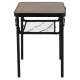 Стіл Bo-Camp Garland 60x45 cm Black/Wood look (1404195)