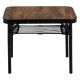 Стіл Bo-Camp Woodbine 56x34 cm Black/Wood look (1404191)
