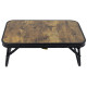 Стіл Bo-Camp Woodbine Compact 56x34 cm Black/Wood look (1404190)