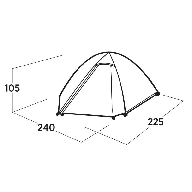 Намет двомісний Easy Camp Rondane 2 (120469)