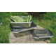 Набір харчових контейнерів із нержавіючої сталі Outwell Camper Food Box Set 3 шт (651210)