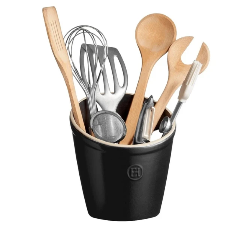 Підставка для кухонного приладдя Emile Henry Kitchen Tools 1 л, 15.6х16 см, чорний (710218)