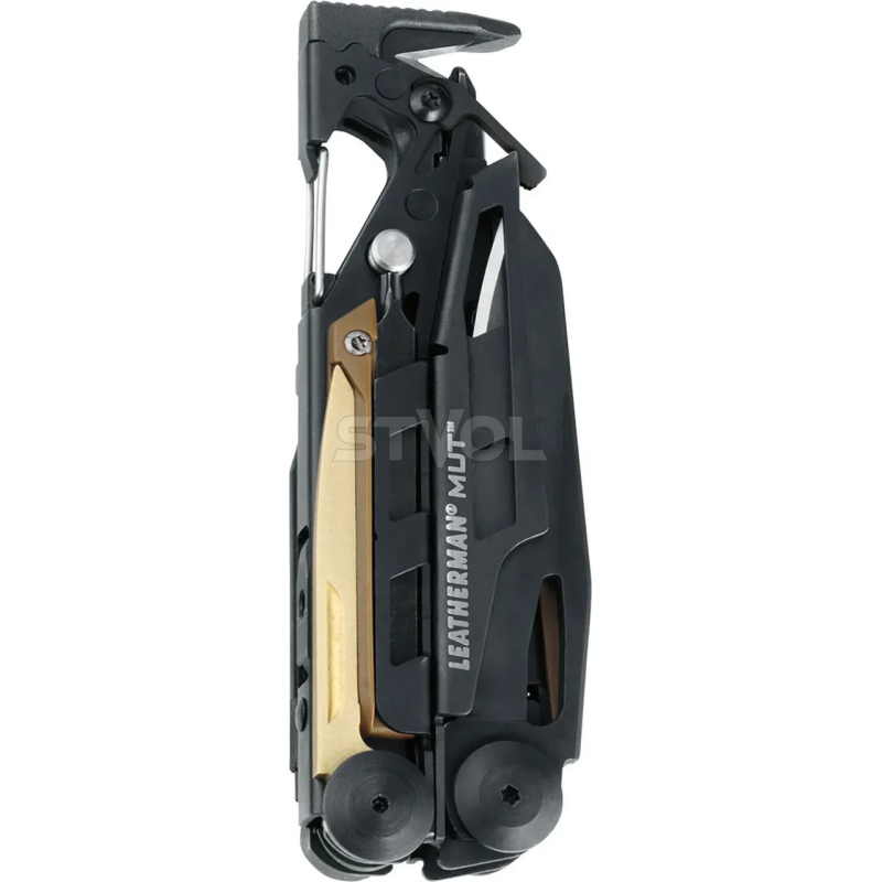 Мультинструмент Leatherman MUT Black, чехол нейлоновый Molle (масло), sight adjuster