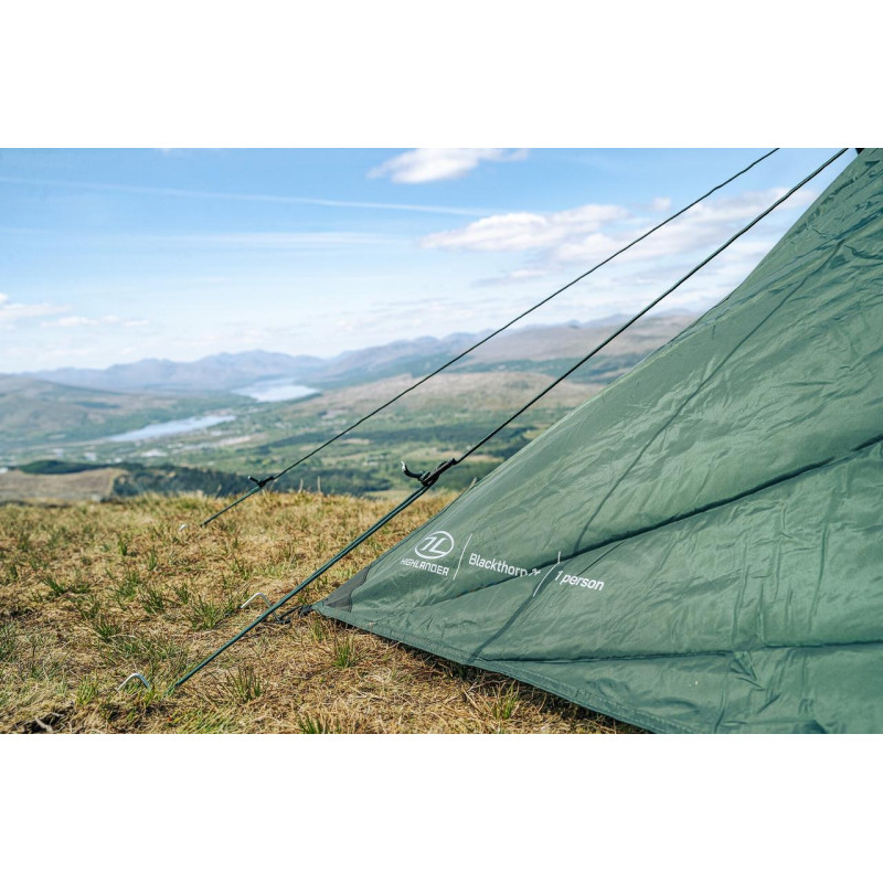 Палатка одноместная Highlander Blackthorn 1+Scarab Green (TEN131XLV2-SG)