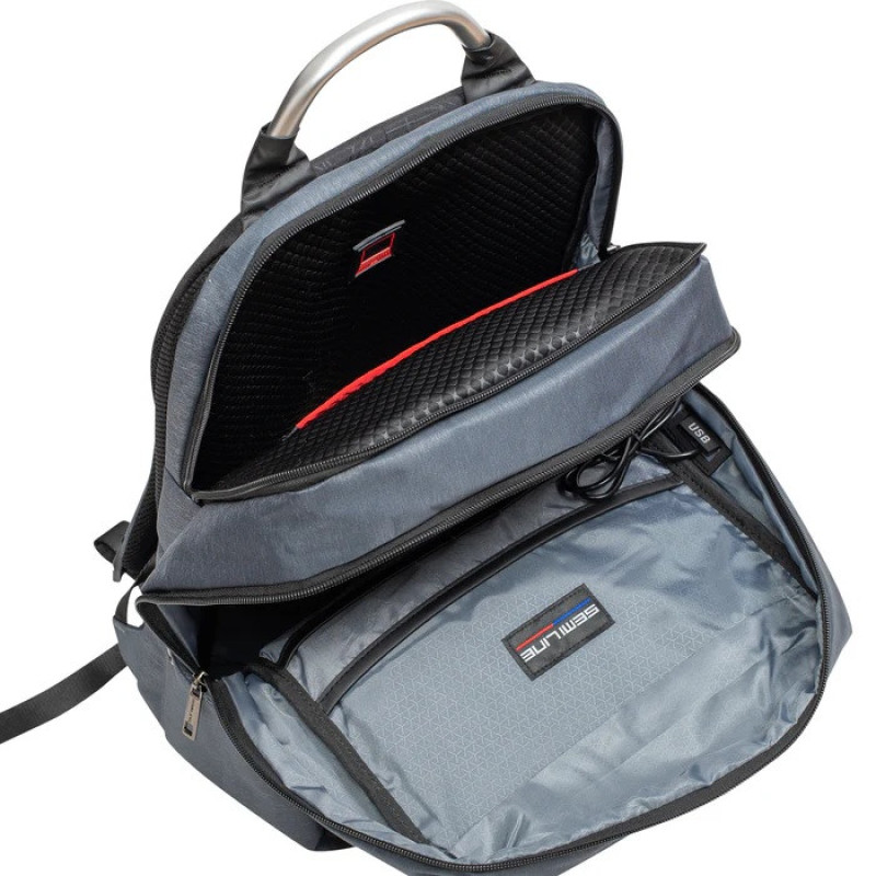 Городской рюкзак Semi Line USB 30 Grey (P8002)