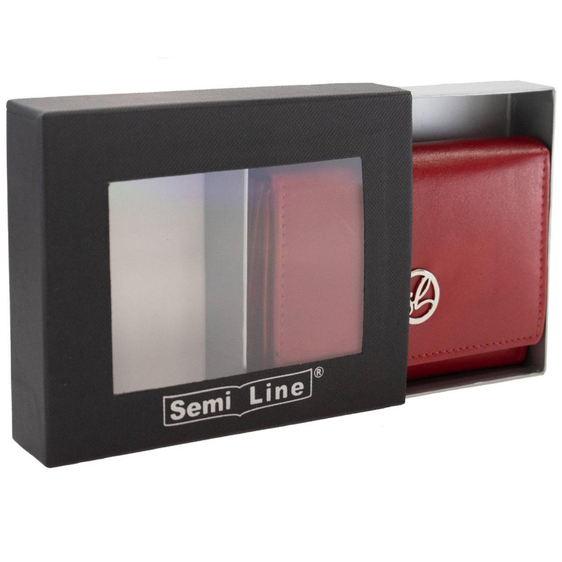Гаманець жіночий шкіряний Semi Line RFID Red (P8272-2)