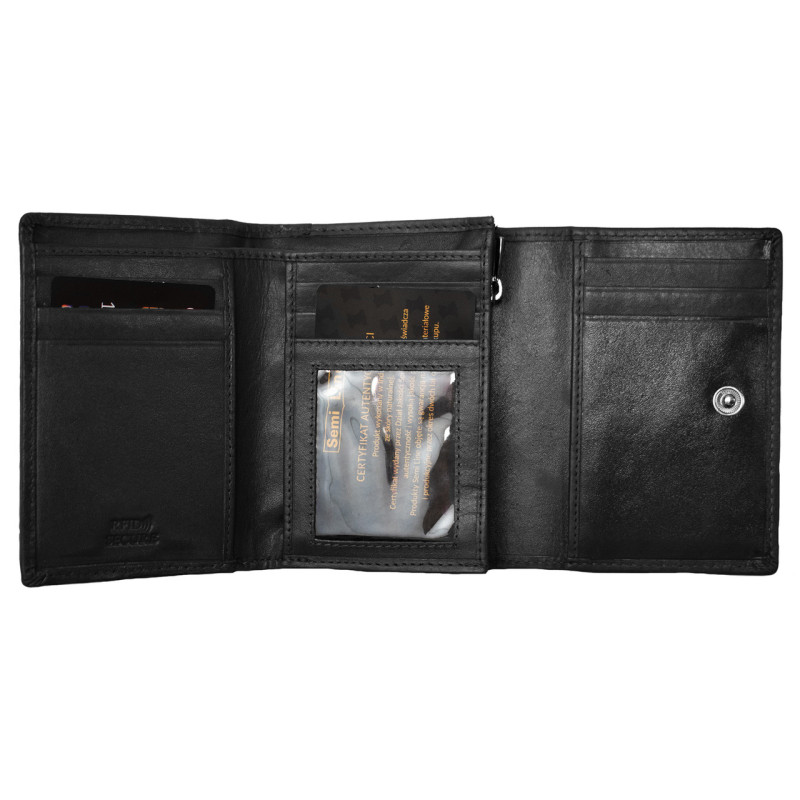Гаманець жіночий шкіряний Semi Line RFID Black (P8272-0)