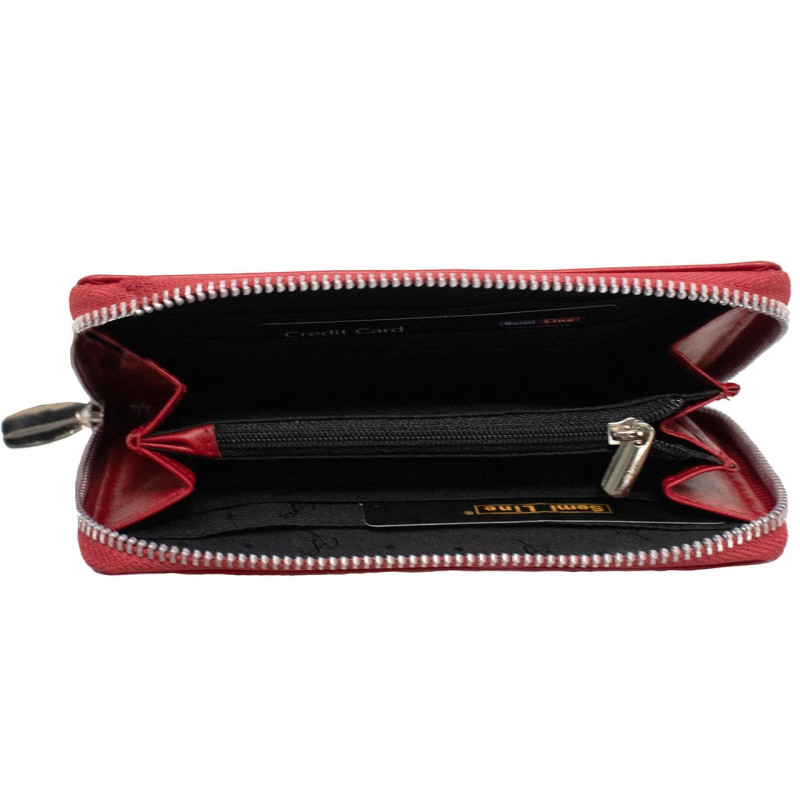 Гаманець жіночий шкіряний Semi Line RFID Red (P8271-2)