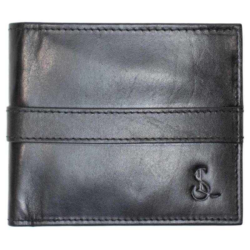 Портмоне чоловіче шкіряне Semi Line RFID Black (P8265-0)