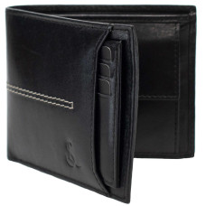 Портмоне чоловіче шкіряне Semi Line RFID Black (P8267-0)