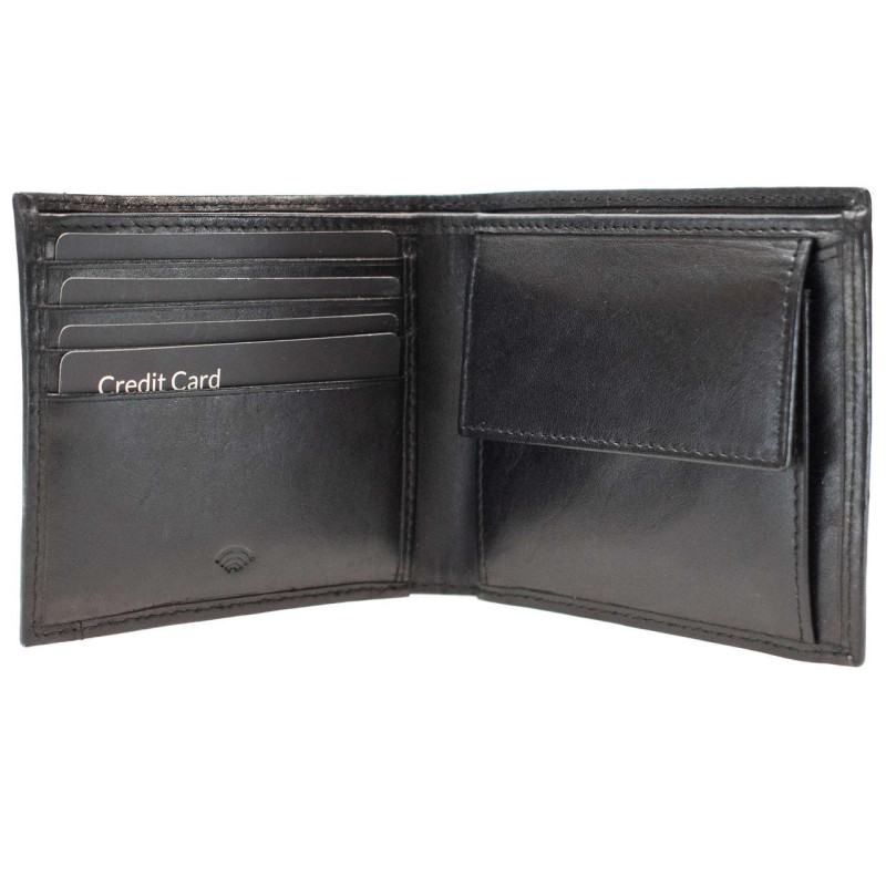 Портмоне чоловіче шкіряне Semi Line RFID Black (P8267-0)