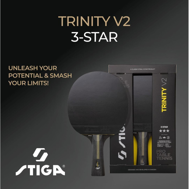 Ракетка для настольного тенниса Stiga Trinity 3 Star ver.2 FL (1213-1208-35)