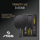 Ракетка для настольного тенниса Stiga Trinity 3 Star ver.2 FL (1213-1208-35)