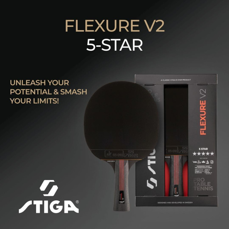 Ракетка для настольного тенниса Stiga Flexure 5 Star ver.2 FL (1215-1205-35)