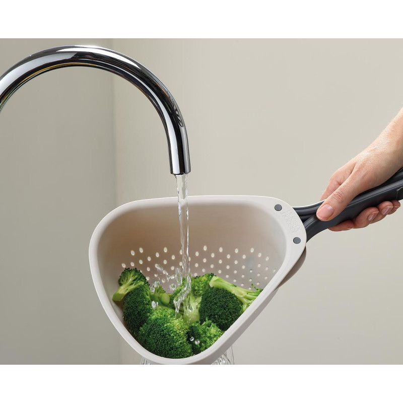 Великий друшляк зі складними пластиковими ручками Joseph Joseph Droplet™ 1000007