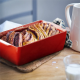 Форма для випікання хліба з керамічною кришкою Emile Henry Homemade Bread 28x13x12 см червоний (345504)