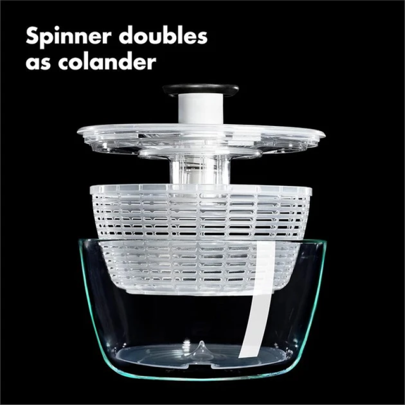 Сушка для зелені, овочів та фруктів OXO Good Grips Glass Salad Spinner (11262700)