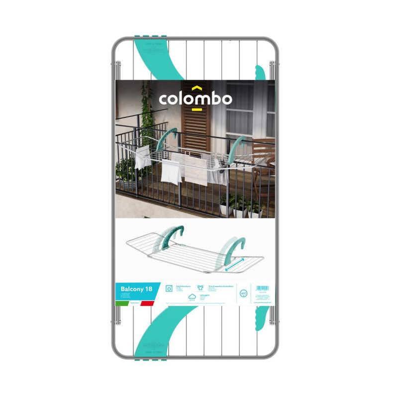 Сушилка для белья навесная Colombo Balcony 18 (ST189)