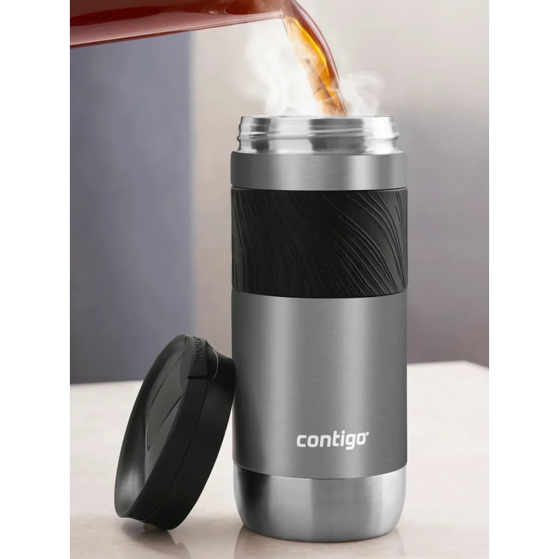 Термокружка Contigo Byron 2.0 Snapseal 470 мл Stainless Steel (2213022)