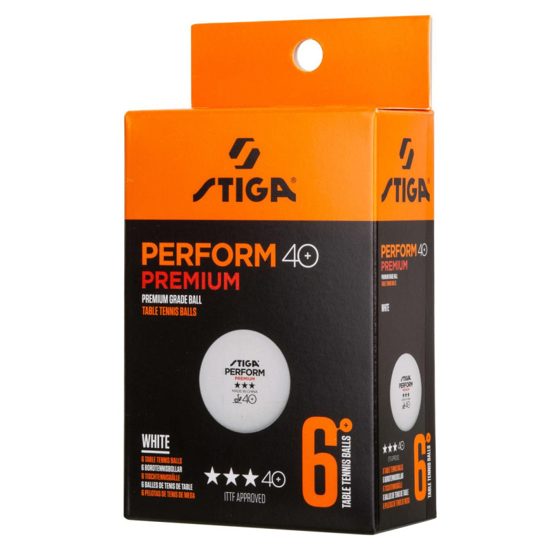 Мячи для настольного тенниса Stiga Perform Premiun ITTF 6 шт (1113-2410-06)