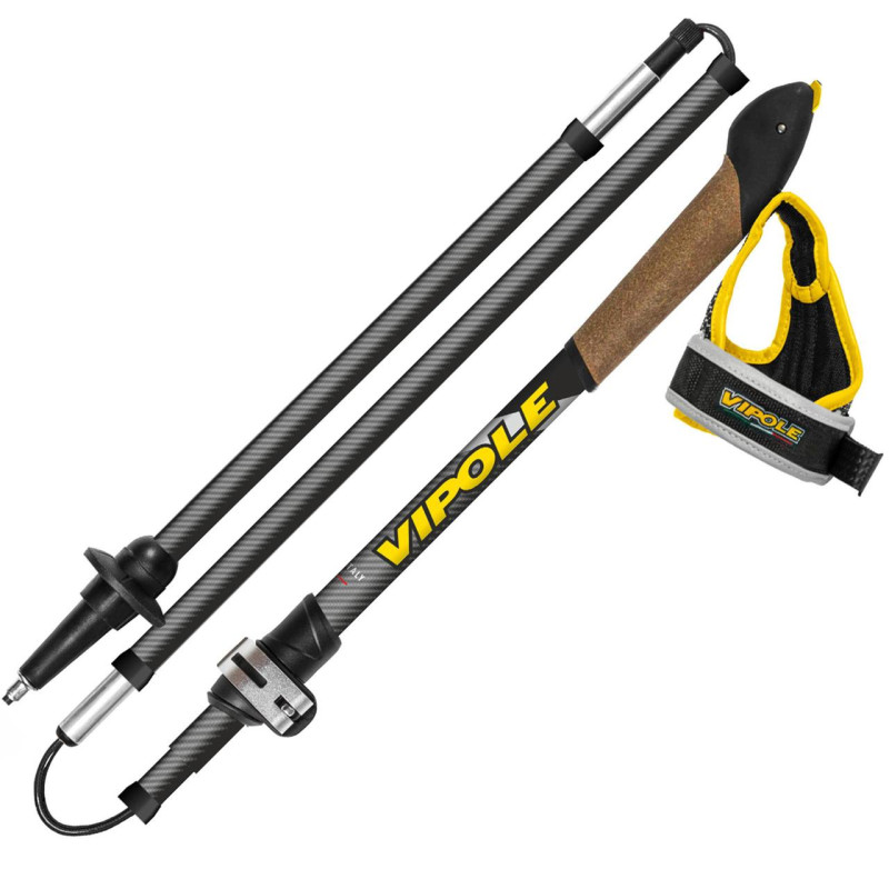 Палки для скандинавской ходьбы Vipole Treveller Carbon 130 DLX (S25 35)