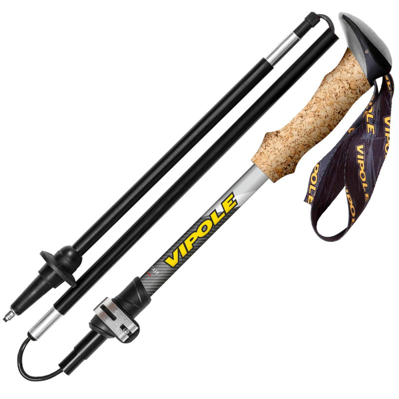 Палки треккинговые Vipole Fuji Carbon Cork 130 DLX (S25 39)