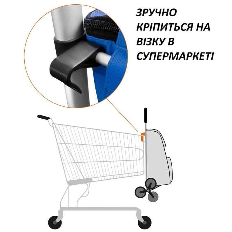 Сумка-тележка Casa Si Stairs Blue Stripes (CS93073)