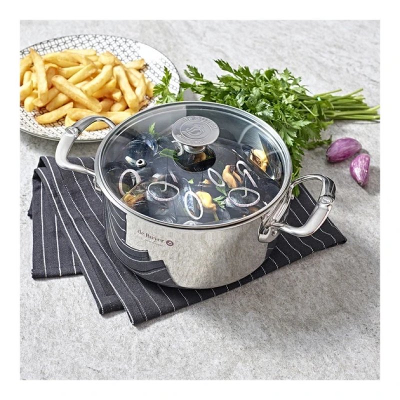 Кастрюля с крышкой de Buyer Milady, объем 5,4 л (3427.24)