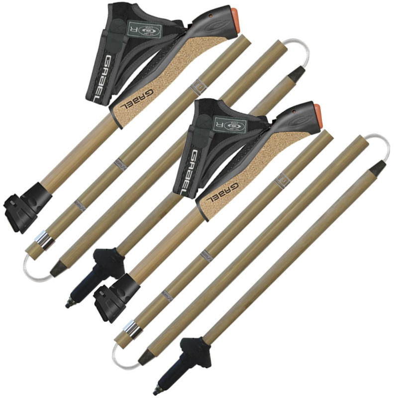 Палки для скандинавской ходьбы Gabel Nordic Bamboo Flash XTS (7009399200000)