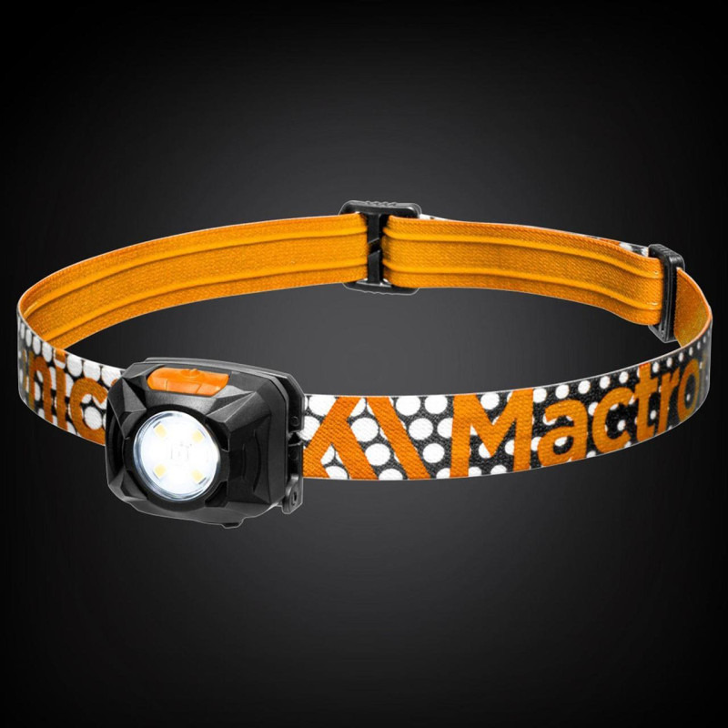 Фонарь налобный Mactronic Rebel (400Lm) Cool/Warm White/Red LED Recharg Type-C (AHL0061UC)