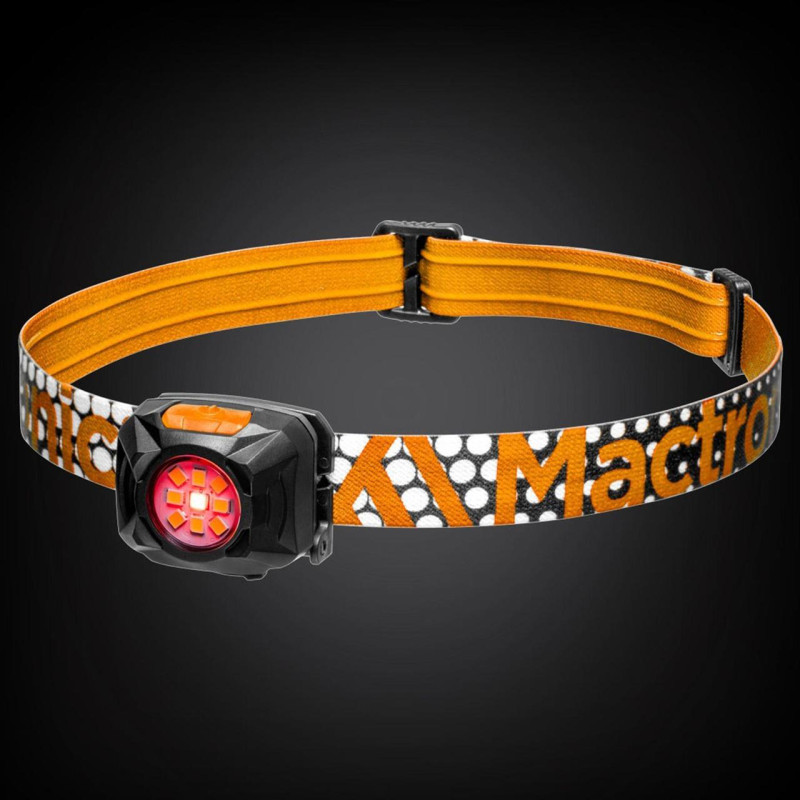 Фонарь налобный Mactronic Rebel (400Lm) Cool/Warm White/Red LED Recharg Type-C (AHL0061UC)